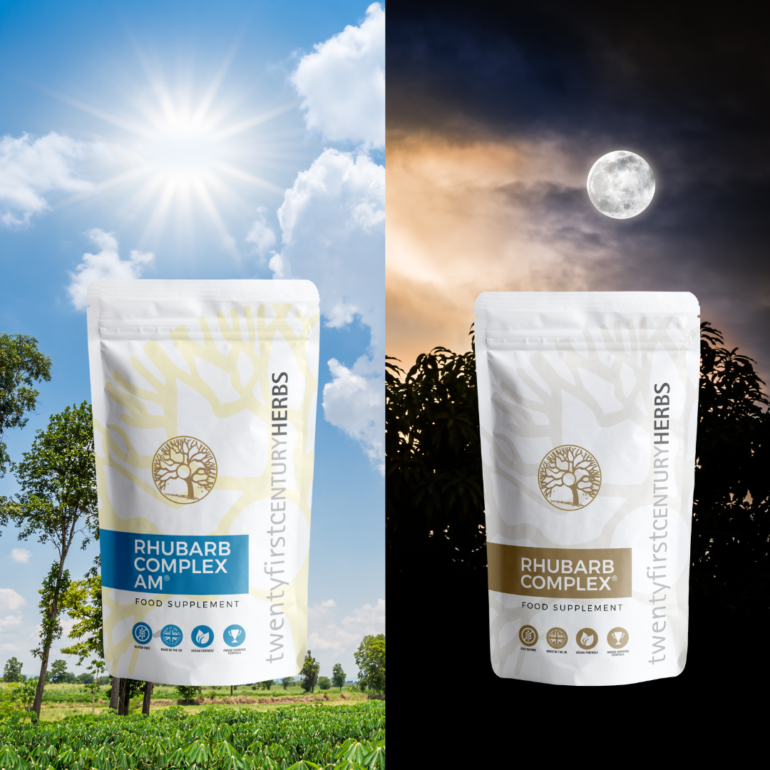 Rhubarb Complex® & Rhubarb Complex® AM: Your Complete 24-Hour Digestive Support Ritual